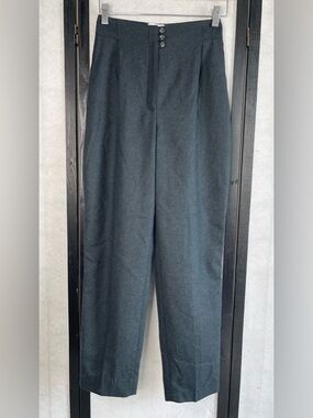 Rouje High-Waist Button Front Trousers. Size: 36